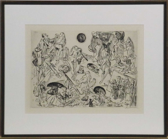 Max Beckmann - Auferstehung - Frame image