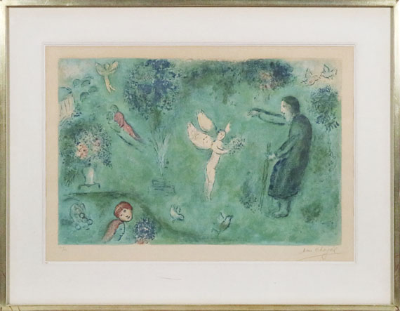 Marc Chagall - Le verger des Philétas - Frame image