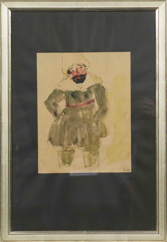 Emil Nolde - Stehender Sibirier - Frame image