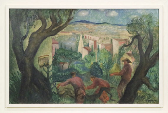 Josef Eberz - Sommertag in der Campagna - Frame image
