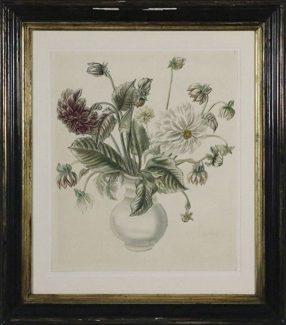 Karl Hubbuch - Blumenstillleben - Frame image