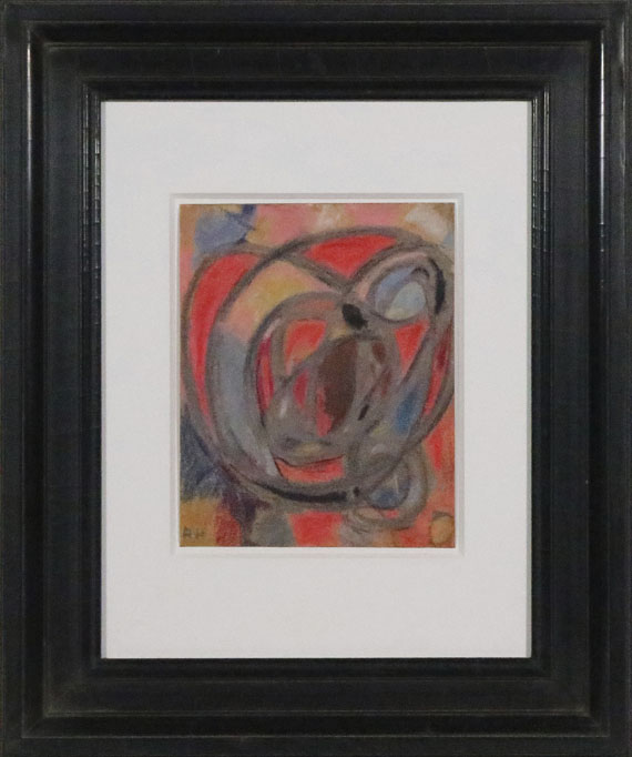 Adolf Hölzel - Komposition (Rund- und Ovalformen) - Frame image