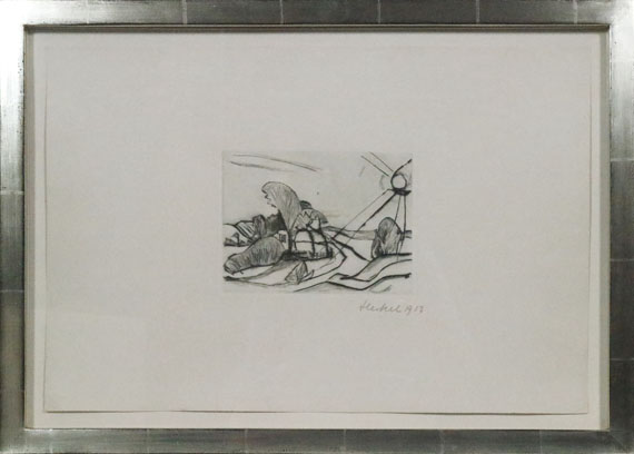 Erich Heckel - Wintersonne - Frame image