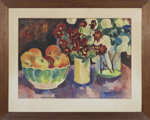 Karl Schmidt-Rottluff - Früchtestillleben - Frame image