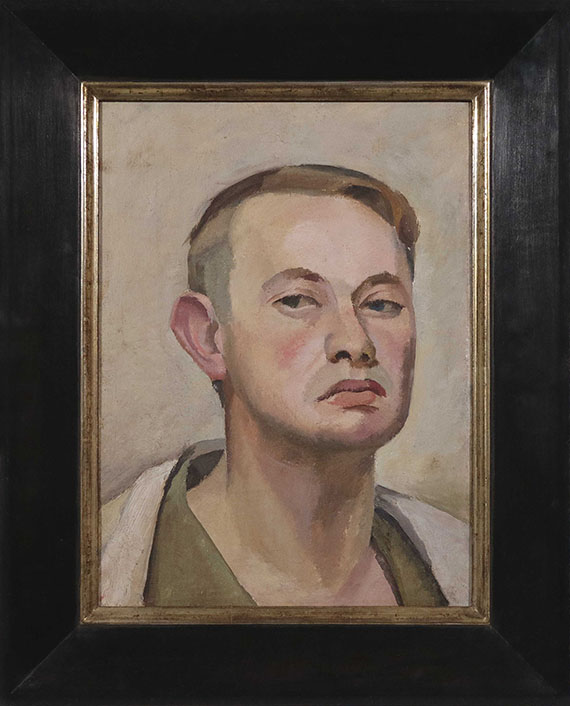 Karl Tratt - Selbstbildnis - Frame image
