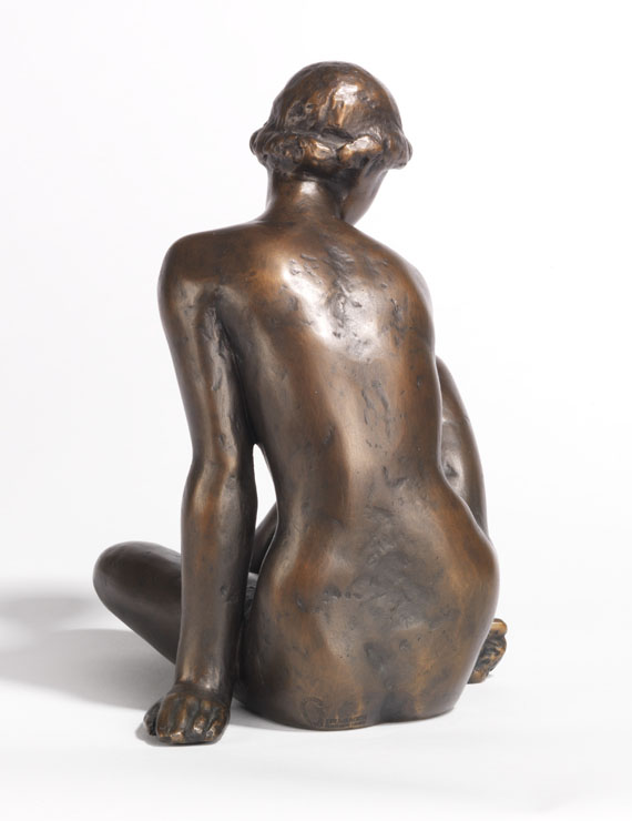 Fritz Klimsch - Siesta (Beschaulichkeit) - Back side