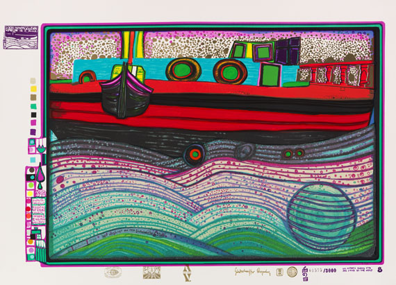 Friedensreich Hundertwasser - Regentag - 