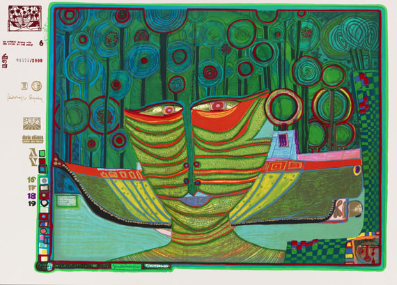 Friedensreich Hundertwasser - Regentag - 