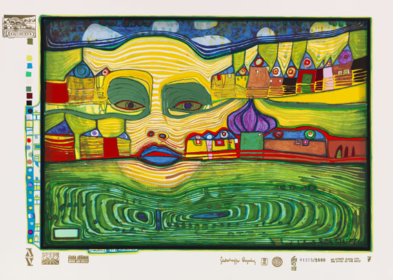 Friedensreich Hundertwasser - Regentag - 