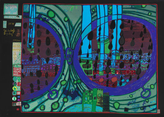 Friedensreich Hundertwasser - Regentag - 