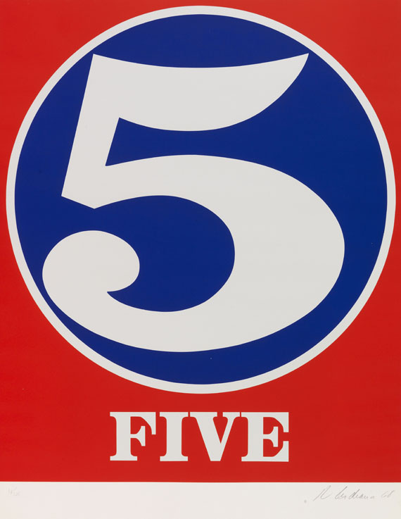 Robert Indiana - 10 Bll.: Numbers - 