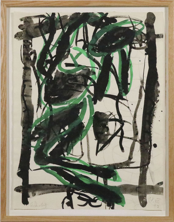 Georg Baselitz - Ohne Titel (18.VII) - Frame image