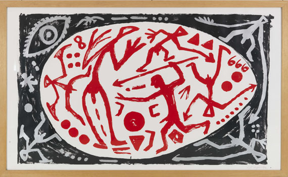 A. R. Penck (d.i. Ralf Winkler) - Ohne Titel - Frame image