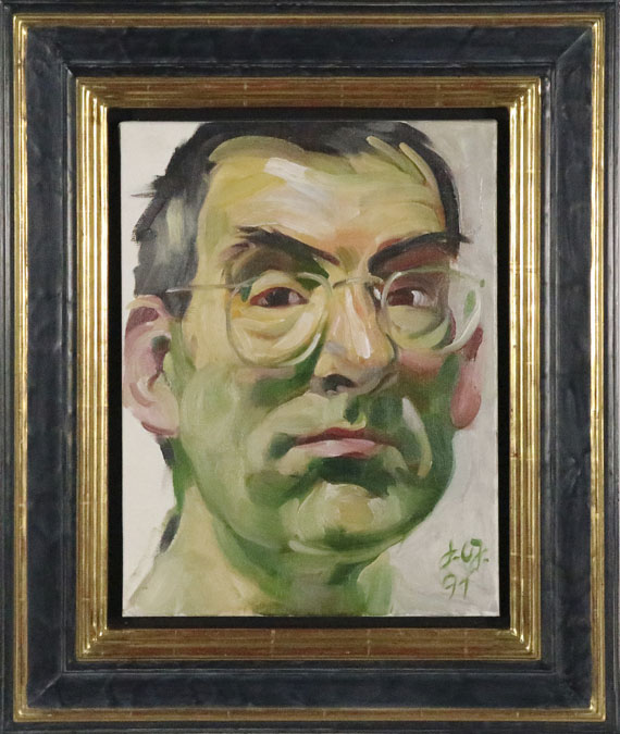 Johannes Grützke - Selbstbildnis - Frame image