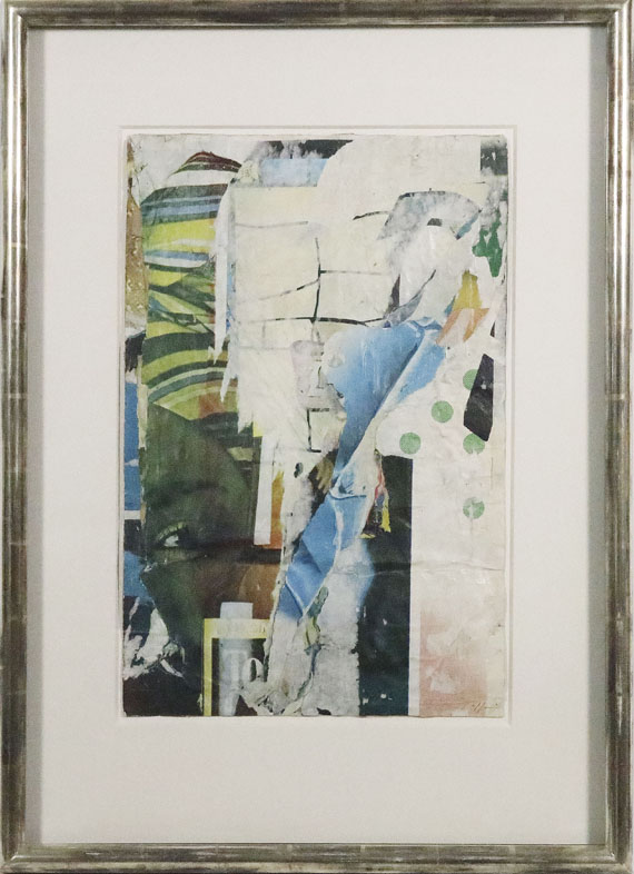 Mimmo Rotella - La nera - Frame image