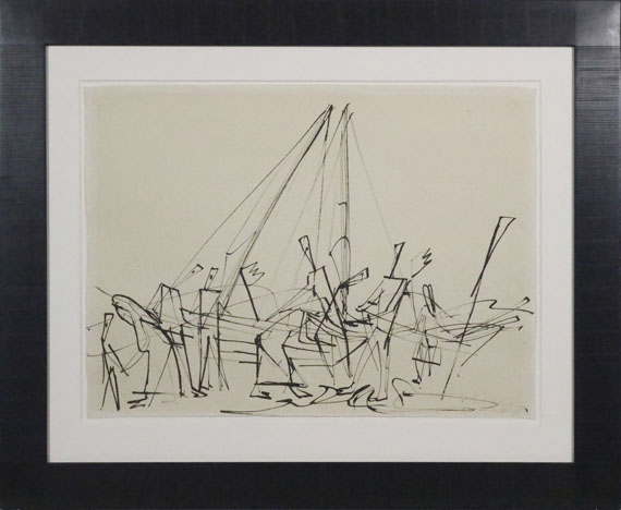 Ernst Wilhelm Nay - Fischer - Frame image