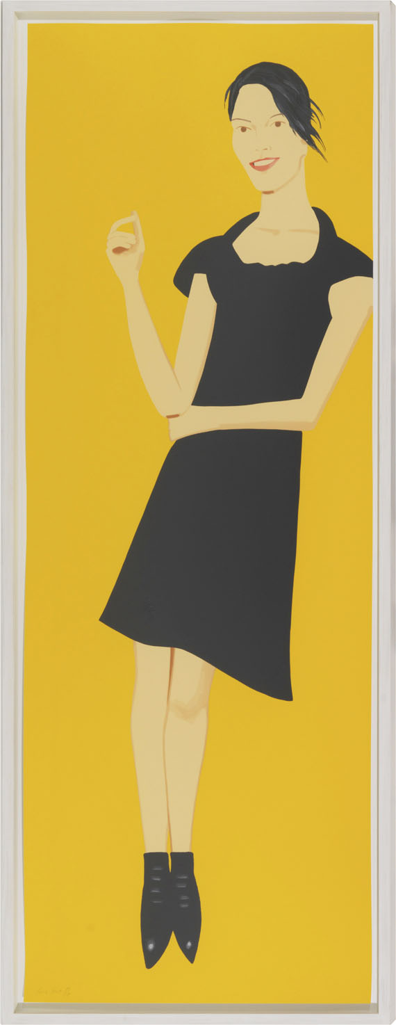 Alex Katz - Black Dress 7 (Carmen) - Frame image