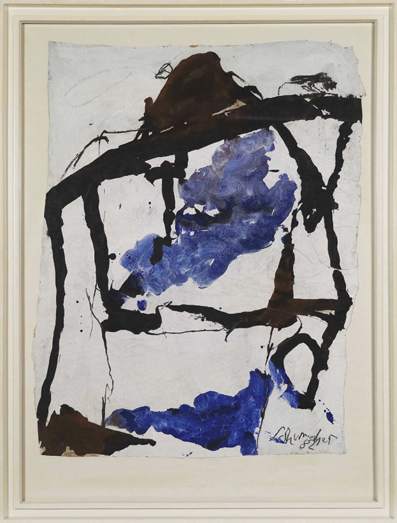 Emil Schumacher - G-10/1982 - Frame image