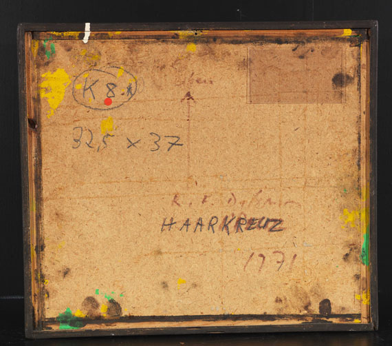 Karl Fred Dahmen - Haarkreuz - Back side