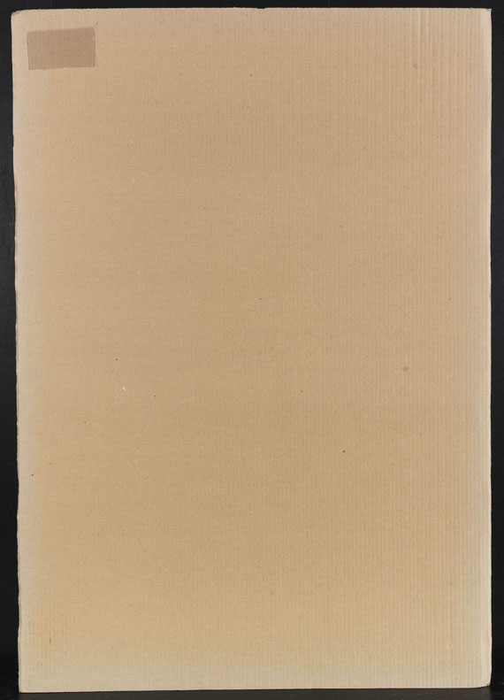 Otto Piene - Brandmarkung - Back side