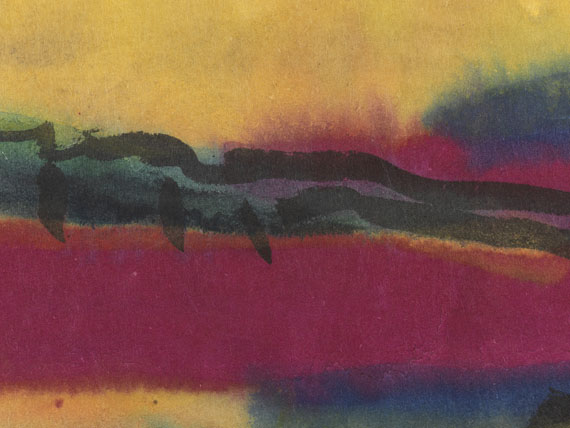 Emil Nolde - Landschaft um Utenwarf (Wiedau-Niederung mit Hof Petersen)