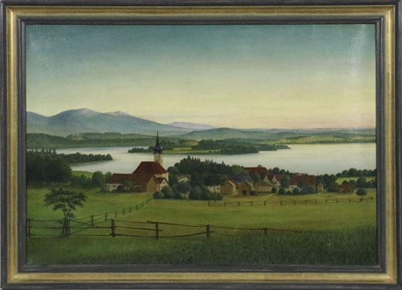 Georg Schrimpf - Staffelsee - Frame image