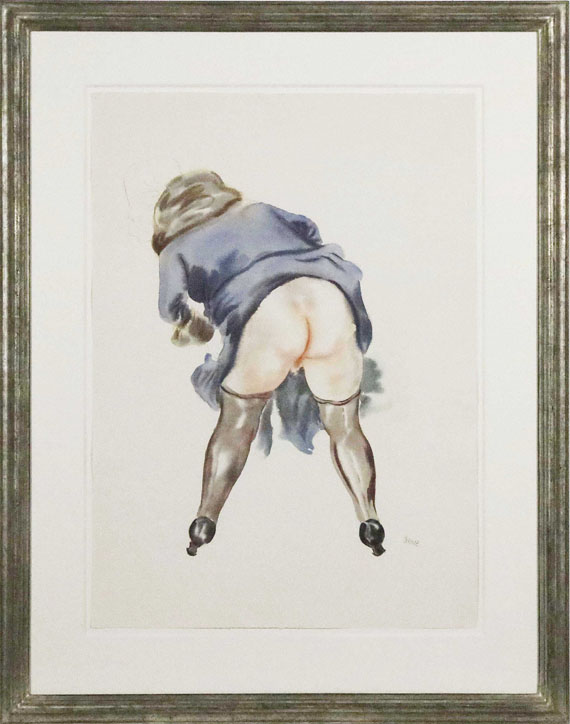 George Grosz - Studie, Lotte Schmalhausen - Frame image