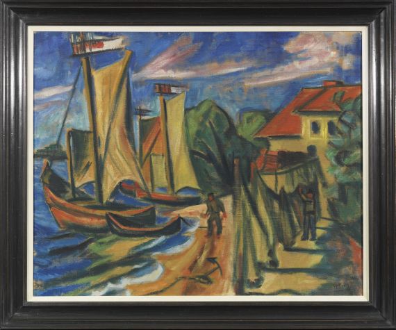 Hermann Max Pechstein - Sommermorgen - Frame image