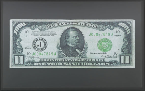 Guido Mocafico - One Thousand Dollars - Frame image