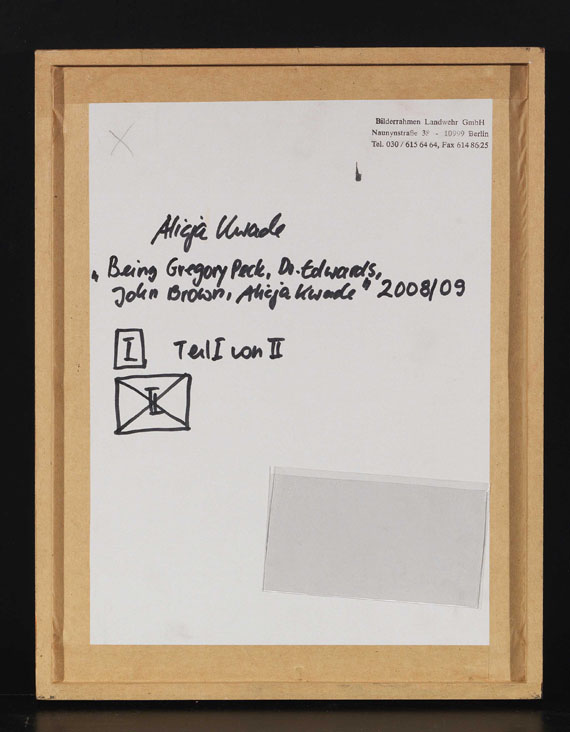 Alicja Kwade - Being Gregory Peck, Dr. Edwards, John Brown, Alicja Kwade - Back side