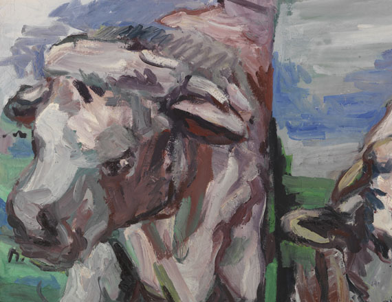 Georg Baselitz - Zwei halbe Kühe - 