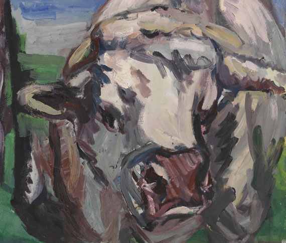 Georg Baselitz - Zwei halbe Kühe - 