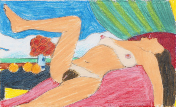 Tom Wesselmann - Study for Great American Nude #92