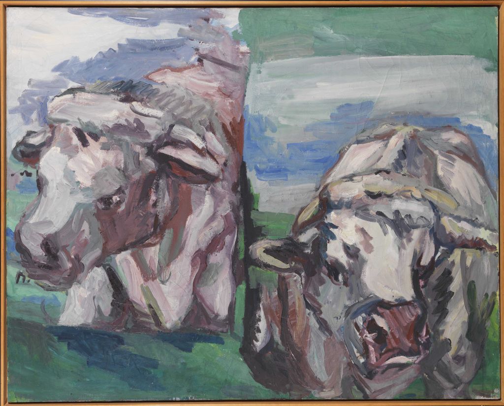 Baselitz - Zwei halbe Kühe