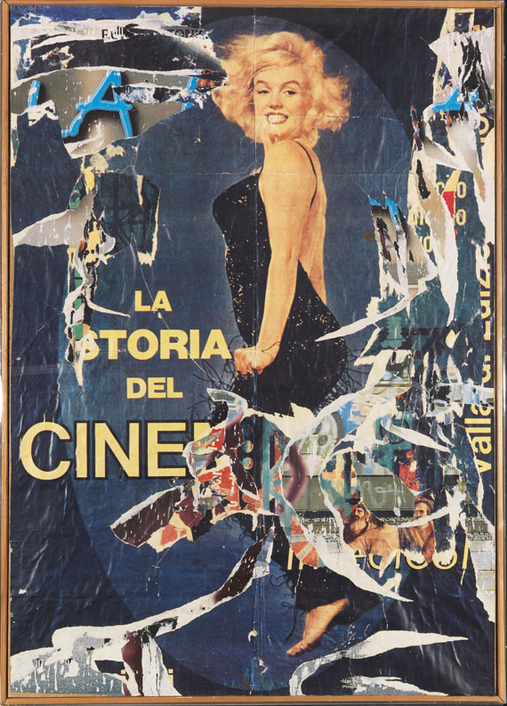 Mimmo Rotella - Occhiate su Marilyn - Frame image