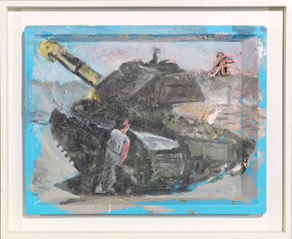 Martin Kippenberger - Ohne Titel (Krieg böse) - Frame image