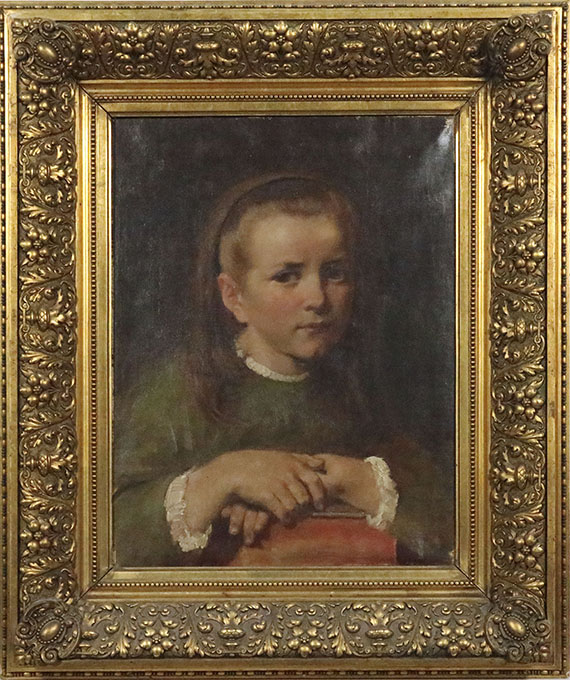 Grünenwald - Mädchenporträt (Agnes, die Tochter des Künstler)