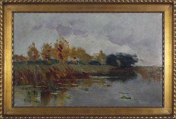 Karl Hagemeister - Märkische Seenlandschaft am Schwielowsee - Frame image