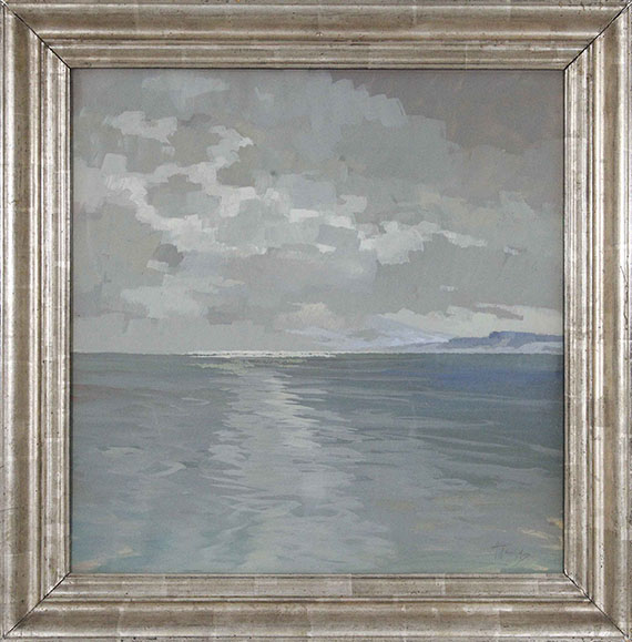 Alfred Haushofer - Chiemsee im Nebel - Frame image