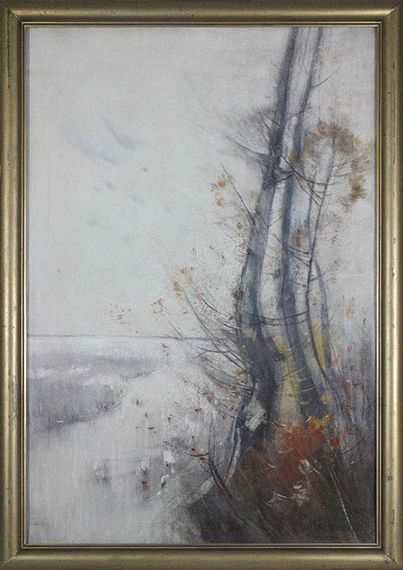 Karl Hagemeister - Märkische Herbstlandschaft (Wentorfgraben) - Frame image