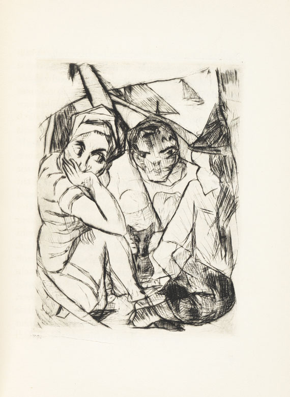 Max Beckmann - Edschmid, Die Fürstin. - 