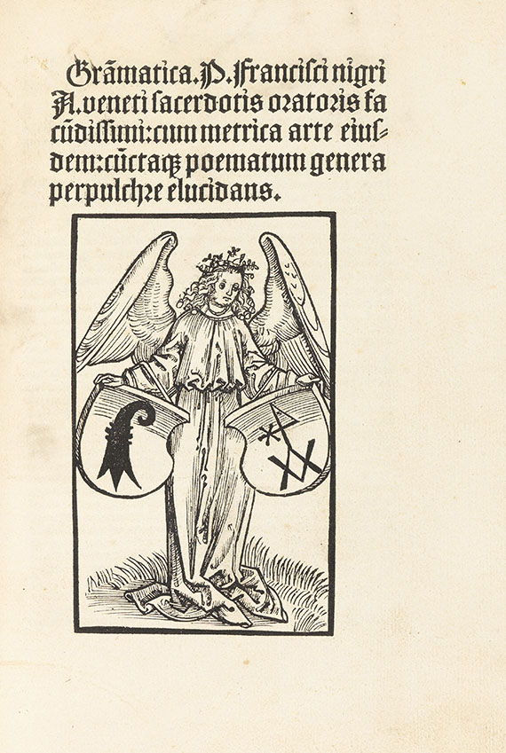 Pius II. (Aeneas Sylvius Picco - Epistolae, 1496. - Angeb.: Franciscus Niger, Grammatica, Basel 1500.