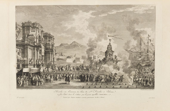 Jean Claude Richard de Saint-Non - Naples et Sicile, 5 Bde. - 