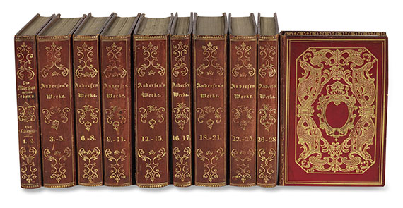Hans Christian Andersen - Werke. 30 Tle. in 10 Bdn. - 