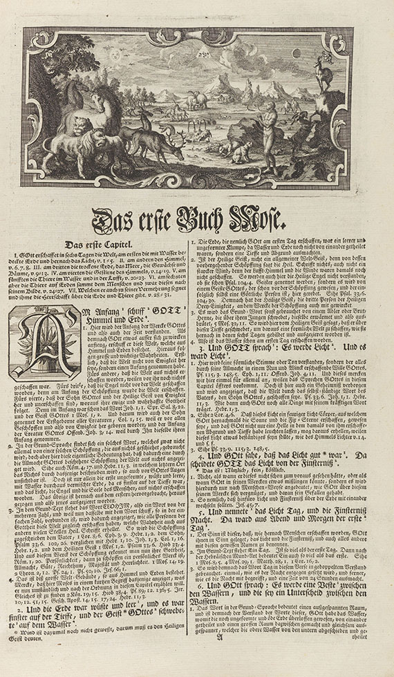 Biblia germanica - Biblia germanica, 3 Bde. Tübingen, Cotta 1730.