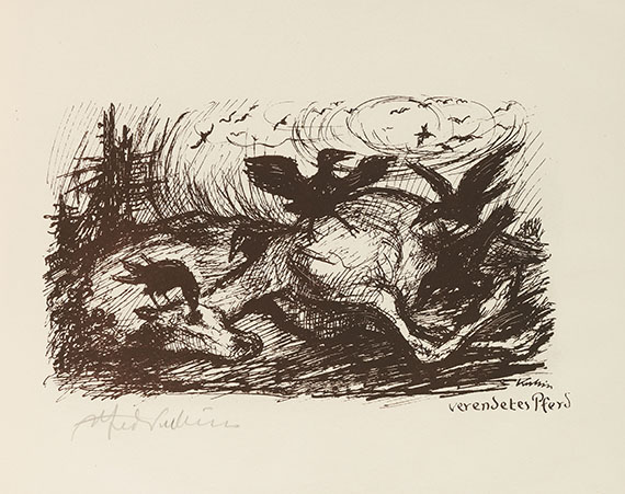 Alfred Kubin - Phantasien im Böhmerwald. Ex. der VA. - 