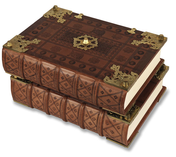   - Gutenberg-Bibel. 2 Werke + Kommentarband. - 