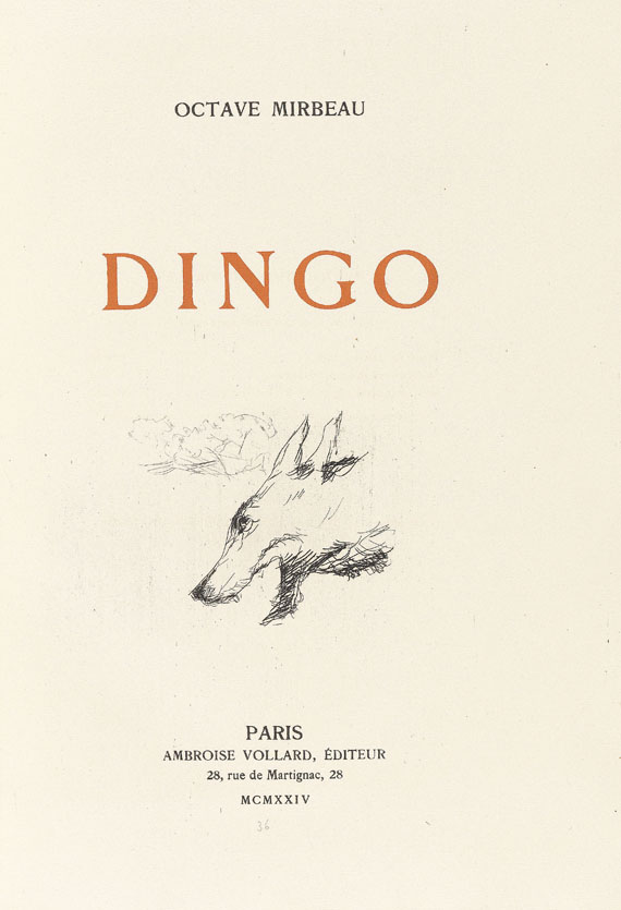 Octave Mirbeau - Dingo - 