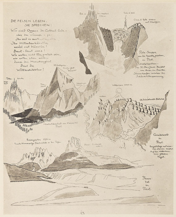 Bruno Taut - Alpine Architektur - 