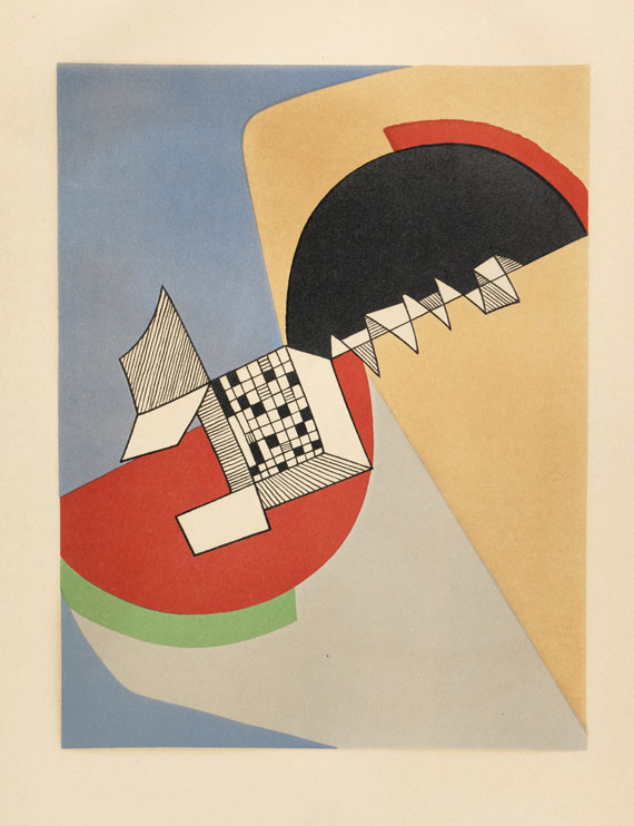 Hans (Jean) Arp - Album Arp, Delaunay u. a. - 